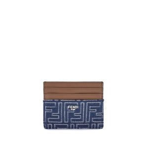 Fendi Denim Card Holder