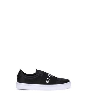 Givenchy Black Calf Leather Bos Taurus Low Top Sneakers
