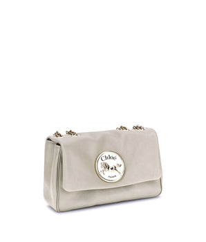 Chloé Beige Calf Leather Bos Taurus Shoulder Bag