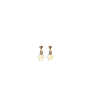 Versace Gold Metal Earrings