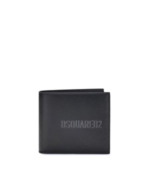 Dsquared² Black Calf Leather Bos Taurus Wallet