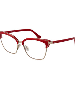 Guess Red Stainless Steel Glasses (Frames)