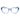 Guess Blue Women Glasses Frame