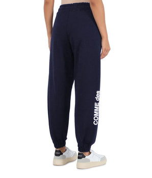 Comme Des Fuckdown Blue Cotton Women Sweatpants