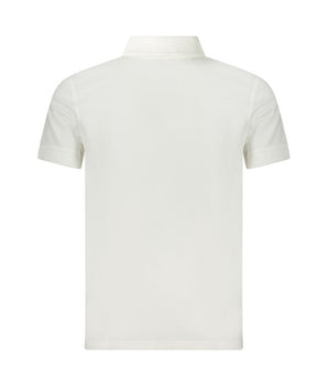 Hugo Boss White Cotton Polo Shirt
