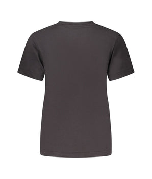 Calvin Klein Black Cotton Women T-Shirt
