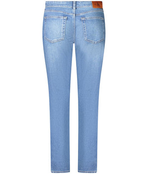 Calvin Klein Blue Cotton Women's Slim Jean