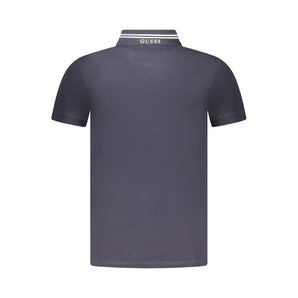 Guess Jeans Blue Cotton Polo Shirt