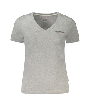 Guess Jeans Gray Cotton T-Shirt