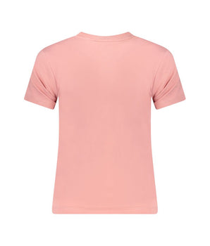 Guess Jeans Pink Cotton T-Shirt