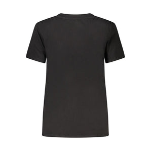 Guess Jeans Black Cotton Tops & T-Shirt