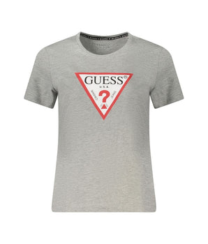 Guess Jeans Gray Cotton T-Shirt