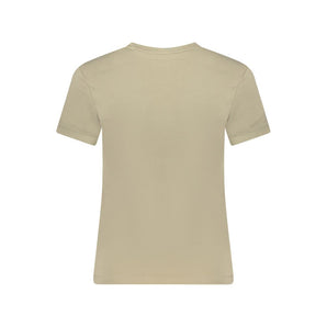 Guess Jeans Beige Cotton Tops & T-Shirt