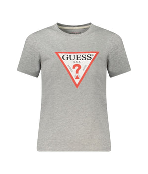 Guess Jeans Gray Cotton T-Shirt