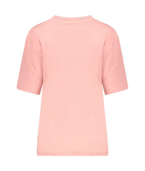 Guess Jeans Pink Cotton T-Shirt