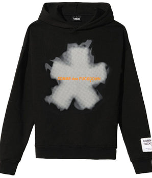 Comme Des Fuckdown Black Cotton Men Hoodie