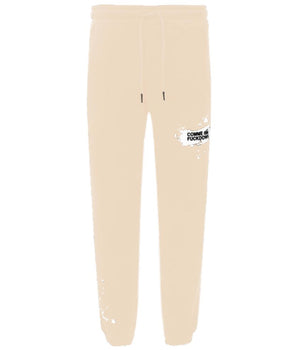 Comme Des Fuckdown Beige Cotton Men Sweatpant