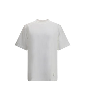 Thom Browne White Cotton T-Shirt