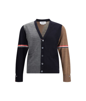 Thom Browne multicolored wool cardigan