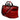 Dolce & Gabbana Red Nylon Hand Shoulder Duffel Travel Bag