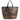 Dolce & Gabbana Brown Leopard BEATRICE Leather Logo Plaque Tote Bag