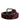 Dolce & Gabbana Black Red Leopard Silver Metal Buckle Belt