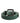 Dolce & Gabbana Dark Green Leather Silver Metal Buckle Belt
