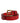 Dolce &amp; Gabbana Red Logo Engraved Metal Waist Buckle Belt