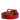 Dolce & Gabbana Red Logo Engraved Metal Waist Buckle Belt