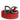 Dolce & Gabbana Red Viscose Silver DG Logo Metal Buckle Belt