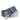 Dolce & Gabbana Two Tone Blue Denim Gold Metal Buckle Belt