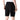 Comme Des Fuckdown Black Viscose Men Bermuda Short