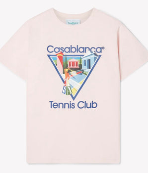Casablanca Pink Cotton T-Shirt