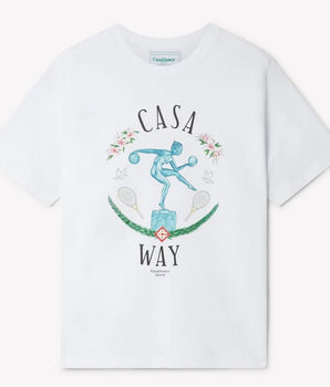 Casablanca White Cotton T-Shirt