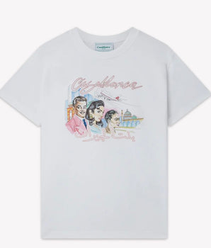 Casablanca White Cotton T-Shirt