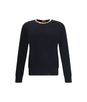 Burberry Black Wool Sweatshirt