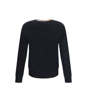 Burberry Black Wool Sweatshirt