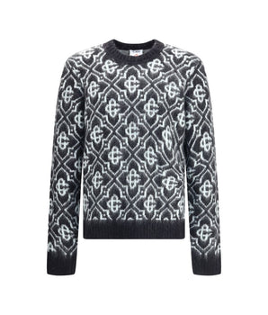Casablanca Black Nylon Sweatshirt