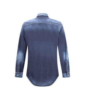 Dsquared² Blue Denim Shirt