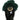 Dolce & Gabbana Green Fur DG Logo Embroidered Cloche Hat Dolce & Gabbana
