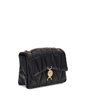 Versace Black Calf Leather Bos Taurus Shoulder Bag