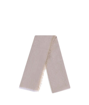 Fendi Beige Cotton Scarf