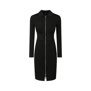 PINKO Black Viscose Dress