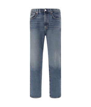 Agolde Blue Cotton Skinny Jeans