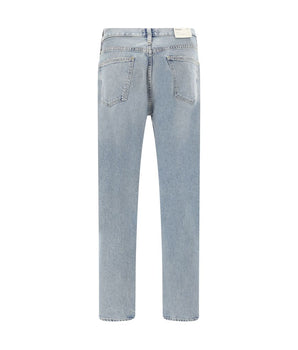 Agolde Light Blue Cotton Skinny Jeans