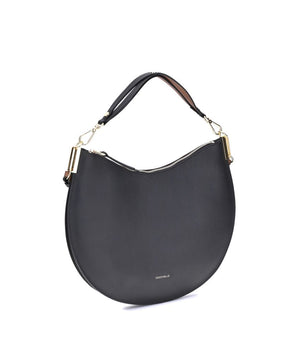 Coccinelle Black Calf Leather Bos Taurus Shoulder Bag