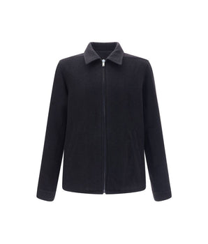 Rick Owens black wool coat