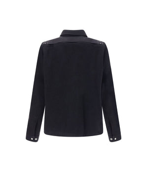 Rick Owens black wool coat