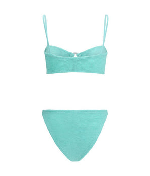 Hunza G Green Polyamide Bikini