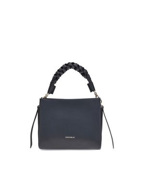 Coccinelle Black Calf Leather Bos Taurus Shoulder Bag